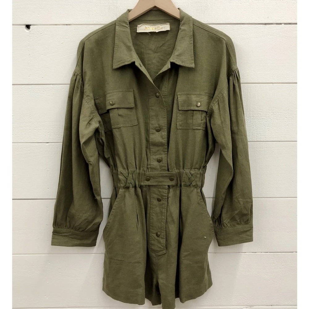 Balsam Romper Cargo Green Sz L